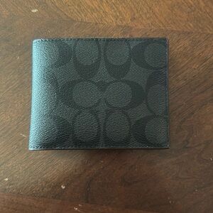Black coach wallet